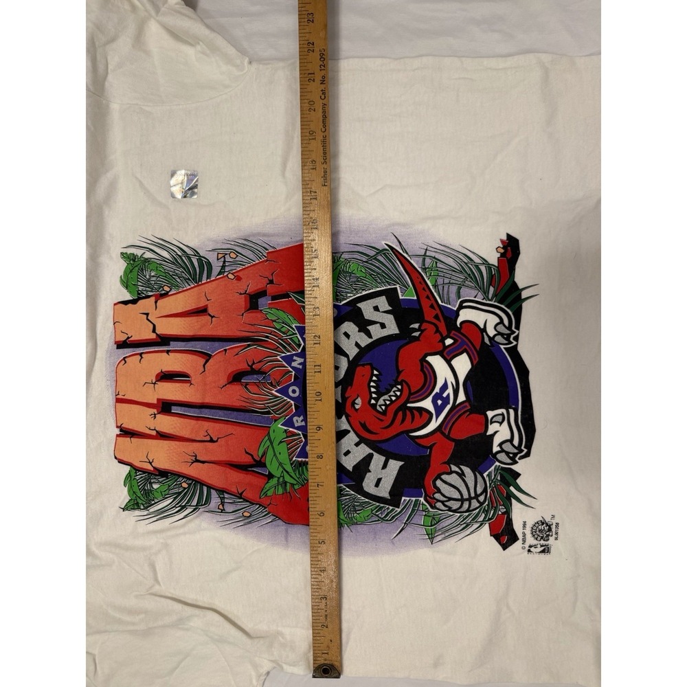 Vintage Nwt never worn Toronto Raptors  1994 Large T-shirt NBA Salem USA - Picture 12 of 13